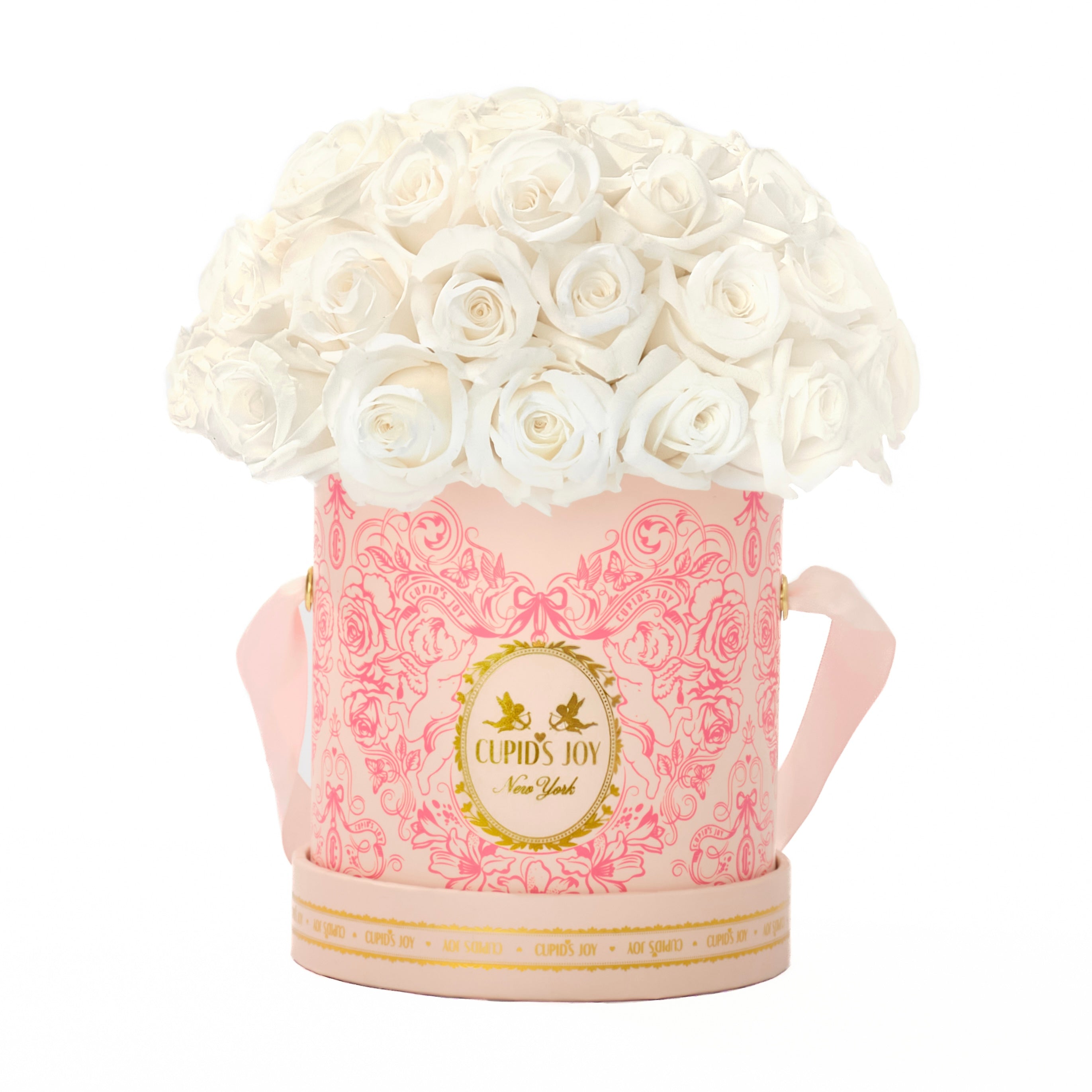 Cupid Rose Box | Mini Rose Dome Arrangement