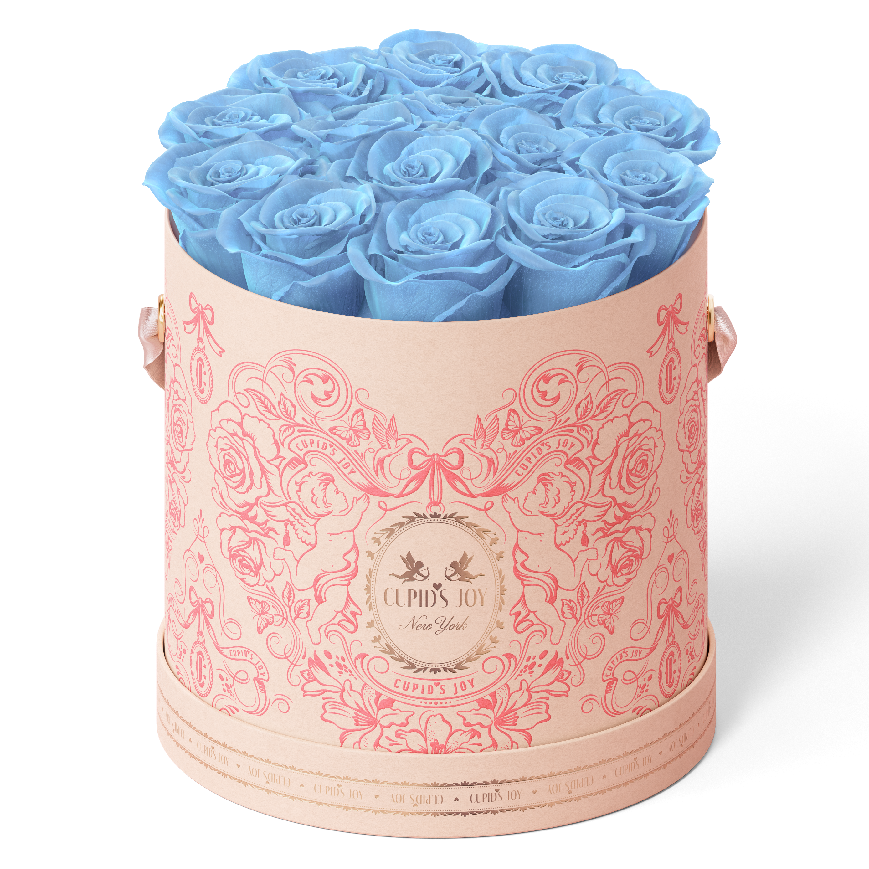 Preserved Rose Box - Flat Arrangement - Large | Maison Cupid