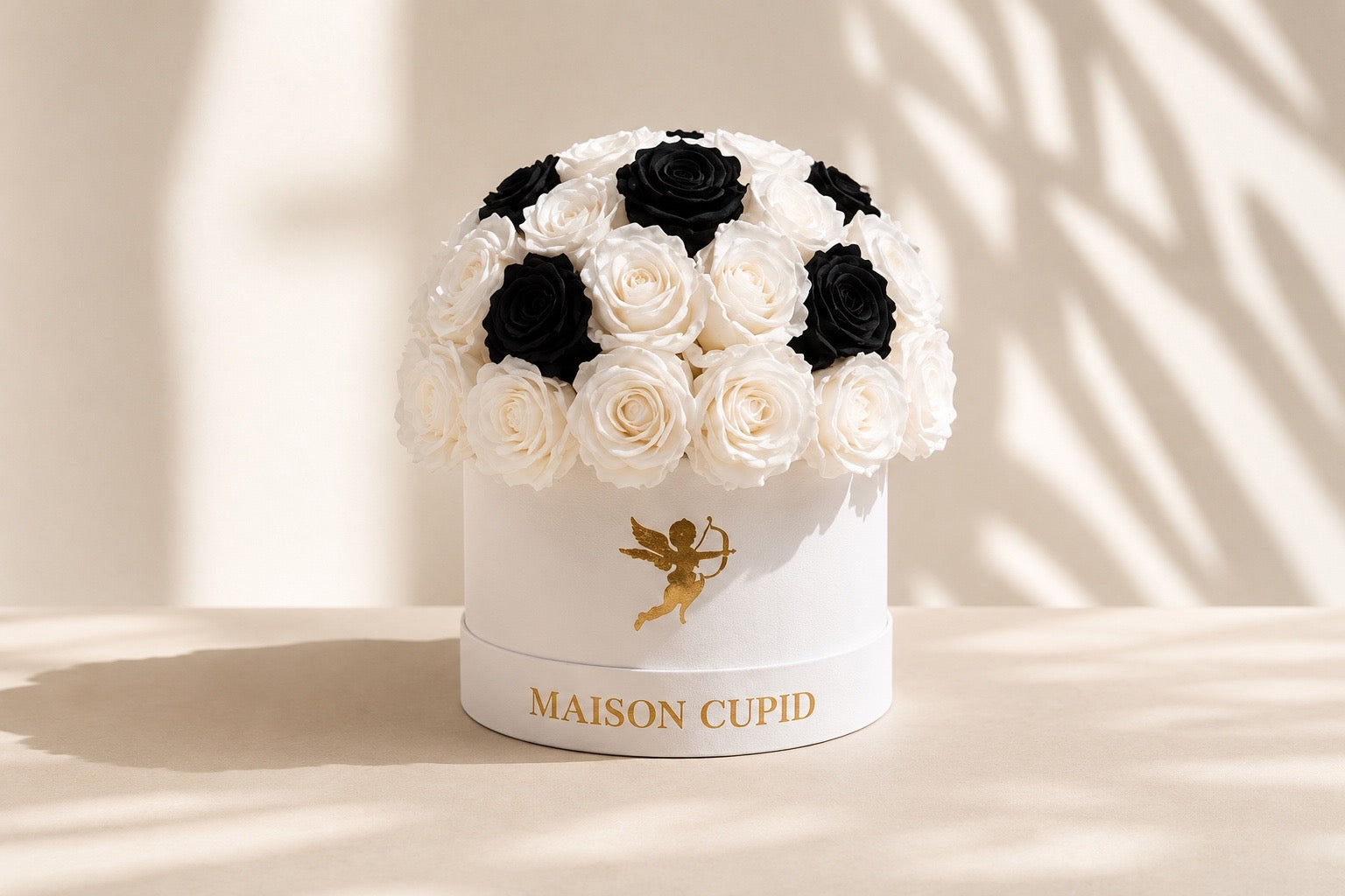 Cupid Soccer Ball | Preserved Rose Arrangement | Maison Cupid