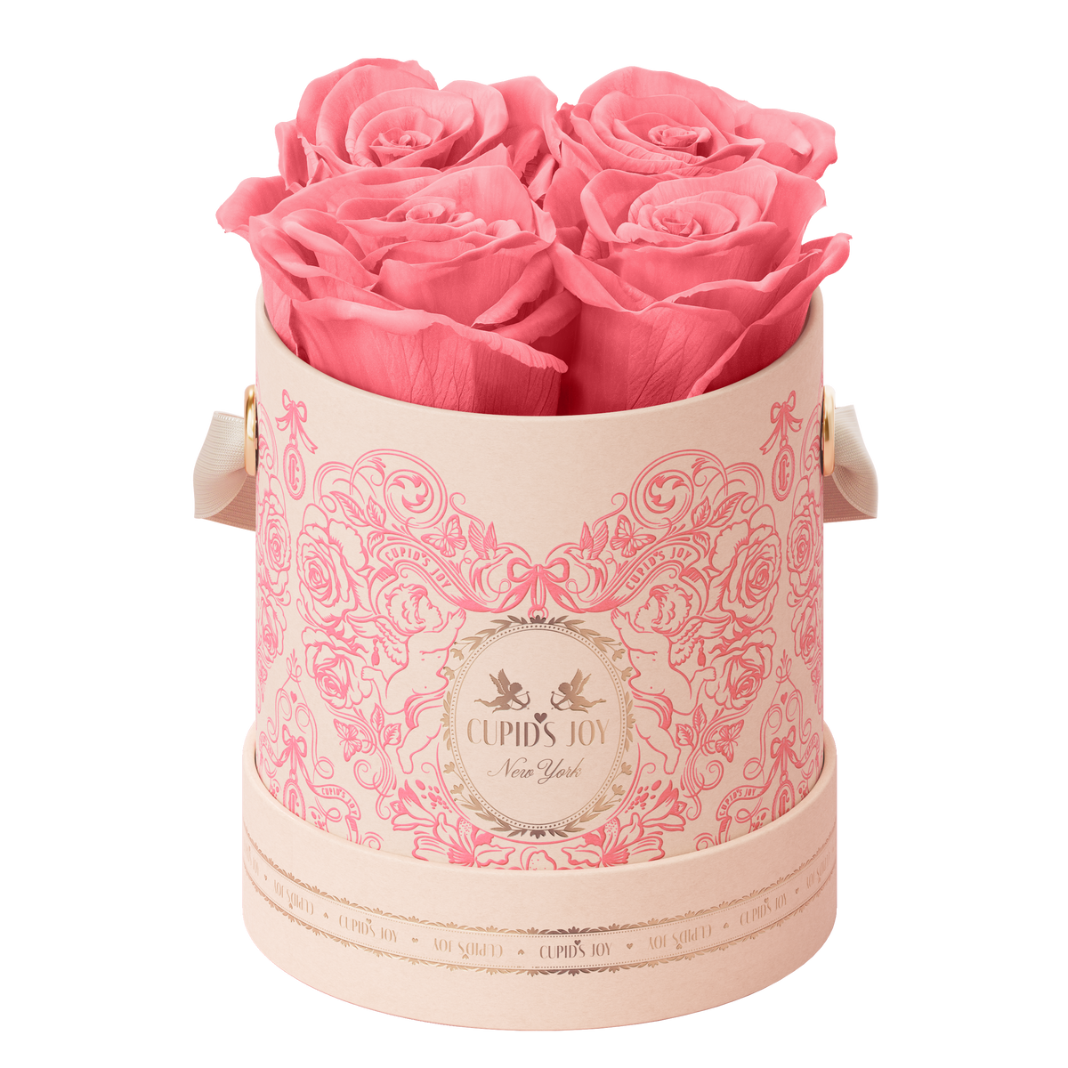 Cupid Preserved Rose box - Flat Arrangement - Small | Maison Cupid