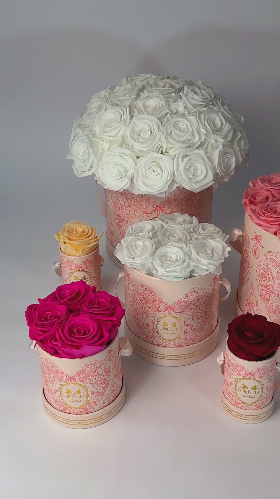 Video of preserved roses arrangements by Cupid's Joy
